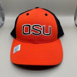 Oregon‎ State Beavers Hat Adult Adjustable Cap Low Profile OSU Orange Black